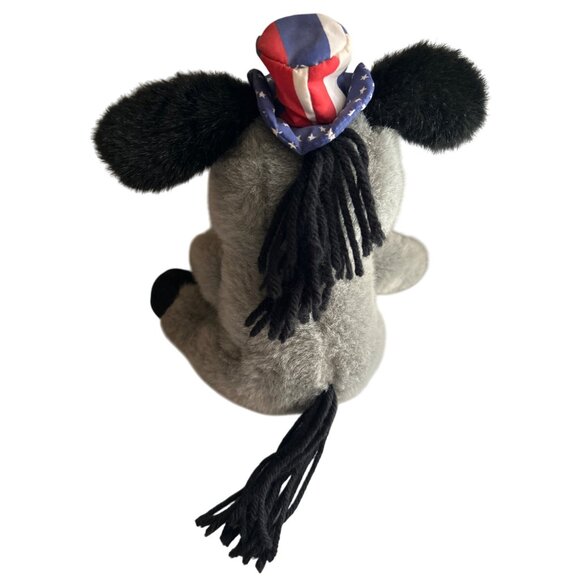 Ty Beanie Babies 1999 Spangle Bear Gibson Righty Donkey Patriotic Plush Bundle - Picture 7 of 10